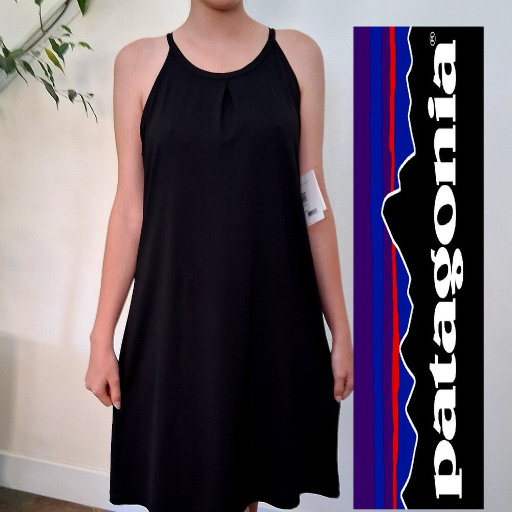 New Patagonia Black Athletic Sport Dress
